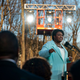 Georgia gubernatorial Democratic candidate Stacey Abrams speaks during a campaign rally on March 14, 2022, in Atlanta, Georgia. Abrams is on a weeklong tour of cities in Georgia after qualifying last week to run again for governor and currently has no opponent for the Democratic nomination.